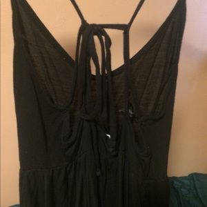 Black mini dress with great Back design